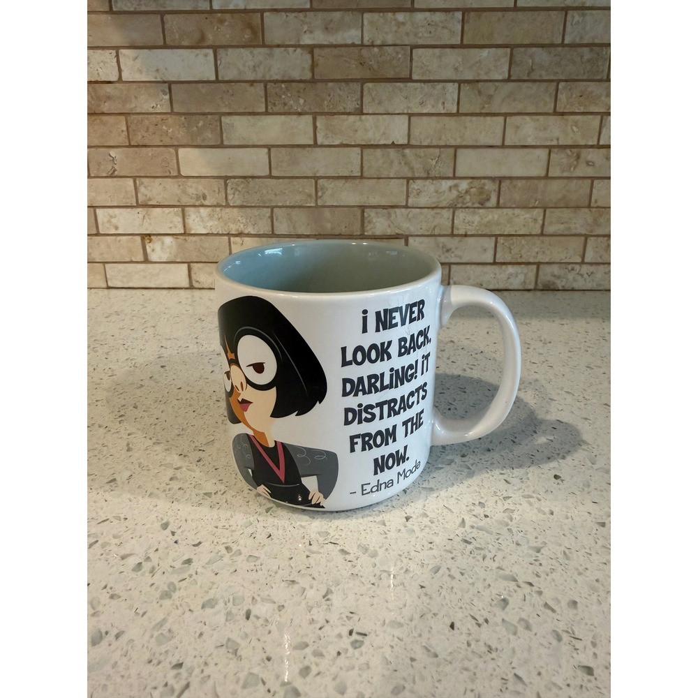 Disney Parks Edna Mode Incredibles Ceramic Coffee Mug Quote Mug